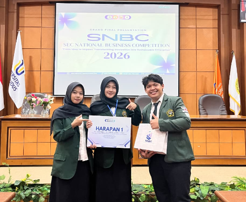 2 Mahasiswa Akuntansi UNISSULA Raih Juara Harapan 1 SEC National Business Competition
